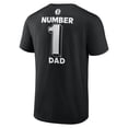 thumbnail image 3 of Men's Black Brooklyn Nets #1 Dad Jersey T-Shirt, 3 of 3