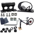 thumbnail image 4 of Aluminum Quick Release Bike Fork Mount & Rear Wheel Holder Kit, Heavy Duty Truck & SUV Bike Rack, Secure Transport for Car, Truck, SUV, Easy Loading(RL Black 1 Set), 4 of 5