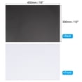 thumbnail image 2 of Uxcell 18" x 12" Right Angle Magnetic White Board Contact Paper, White 1Pack, 2 of 6