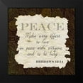 thumbnail image 2 of Greene, Taylor 12x12 Black Modern Framed Museum Art Print Titled - Peace, 2 of 5