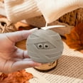 thumbnail image 5 of Clearance! 2" Cute Round Mummy Candle, Aroma Mummy Styling Wax Candle, Halloween Candle, Creative Halloween Decoration & Gift for Party Indoor Tabletop Decor, 5 of 6