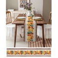 thumbnail image 2 of Thanksgiving Fall Pumpkin Maple Flower Table Runner Season Limited Banquet Holiday Party Tablecloth Modern Printed Table Runners, 2 of 5