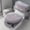 B002- Gray, variant on Universal Pink Toilet Protector Kit, Toilet Seat Lid Cover, Cushion Toilet Seat for Household Daily Use, Toilet Lid Covers for Bathroom, Soft Plush Washable Full Toilet Set,