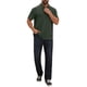 thumbnail image 2 of CAMISA POLO DE NEGOCIOS DE MANGA CORTA CON BOTONES Y COLLAR PARA HOMBRE EN TEXTURA JACQUARD XL VERDE, 2 of 6