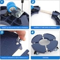 thumbnail image 5 of Heavy Duty Plant Caddy with Adjustable Size, High Load Capacity, Weather Resistant, For Indoor Outdoor Usage (Blue), 5 of 5