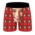thumbnail image 5 of Wxolcjlv Men's Boxer Briefs Valentine's Day DIY Novelty Print Casual Underwear Comfortable Breathable Soft Stretch Trunks With Patterns, 5 of 8