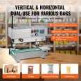 thumbnail image 3 of VEVOR Continuous Bag Band Sealing Machine Vertical Band Sealer Stainless Steel, 3 of 9
