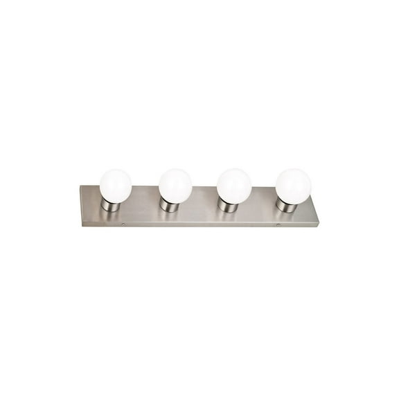 Design House Contemporary 4 Light Satin Nickel Dimmable Vanity Light
