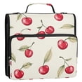 thumbnail image 5 of FORMRS Zipper Binder with Shoulder Strap 2-inch Ring 500 Sheet Capacity File Bag, Red Cherry, 5 of 5