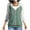 Green Sweatshirts, variant on Htigea Zip Up Hoodies for Women Color Block Long Sleeve Hooded Sweatshirts Fall Fashion Sweatshirt with Pockets Black S