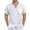 White, variant on Men's Casual Button-Up Shirt for Summer Versatile Loose Fit with Pocket and Cuban Collar for Everyday Wear and Lightweight and Comfortable Design Mens T-Shirts In 3xlt Tall V Neck Graphic