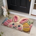 thumbnail image 7 of HuiXinOu Easter Faux Coir Doormat Outdoor Entrance Welcome Mat Non Slip Absorbent Rug for Spring Home Entryway and Holiday Decor, 7 of 7