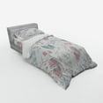 thumbnail image 3 of Ambesonne Retro Bedding Set 4 Pcs, Grunge Teen Accessories, Queen, Multicolor, 3 of 3