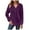 Purple, variant on Xudanell Lightweight Hoodies for Women Solid Color Sweatshirts Square Quilted Button Sweatshirt Womens Clothes Trendy Outerwear Pink M