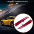 thumbnail image 4 of 1Pair Rear Bumper Red Reflector for Land Rover Range Rover Freelander, 4 of 5