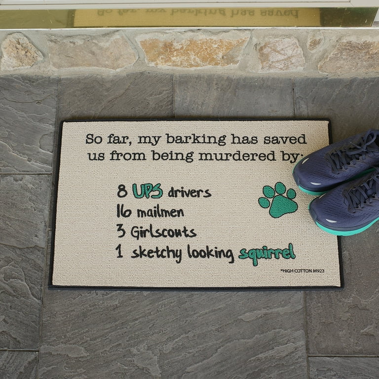 Funny Dog Bark Saved Us Outdoor Welcome Doormat Novelty Floor Rug Front Door Mat Funny Dog Bark Saved Us Outdoor Welcome Doormat Novelty Floor Rug Front Door Mat