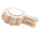 thumbnail image 3 of Espejo de Madera Sin Terminar en Blanco de 10/8 Uds. para , Artesanía en Madera, Juguetes de Navidad , girasol, 3 of 5