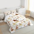 thumbnail image 3 of Homewish Farm Animal Cattle Bedding Comforter Set,Cute Pig Sheep Twin Comforter Sets,Rustic Farmhouse Cabin Bedding Set For Boy Girl,Microfiber Bedroom Decor Reversible,2-Piece, 3 of 8
