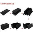 thumbnail image 2 of O'Force Foldable PU Leather Footstool and Storage Black 76*38*38cm, 2 of 6