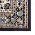 Home Dynamix Premium Sakarya Traditional Medallion Area Rug, Navy Blue