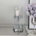 thumbnail image 1 of Candelabro de vidrio y metal de estilo europeo, adornos ligeros de lujo para mesa de comedor china y occidental, decoración romántica para cenas a la luz de las velas en el hogar, 1 of 4