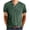 mens shirts-Green, variant on Homenesgenics Mens Shirts Men Tops T Shirts for Man Men's Fashion Casual Block Color Pocket Short Sleeve Round Neck Collar Blouse 0 L