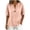 Pink, variant on cocolona Womens Summer Linen Tops Short Sleeve V Neck Button Shirts Dressy Casual Loose Blouses