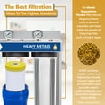 thumbnail image 3 of Kinetic Degradation Fluxion Replacement Filter ? KDF Catalytic Carbon Large Capacity Water Filter ? Whole House Heavy Metal Filtration ? 4.5? x 20? inch ? 2 Pack, 3 of 7