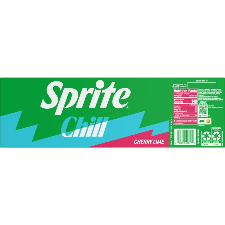Sprite Coldest Sprite Chill Fridge Pack Cans 12 fl oz 12 Pack Sprite Coldest Sprite Chill Fridge Pack Cans 12 fl oz 12 Pack