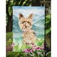 thumbnail image 3 of Carolines Treasures CK2512GF Mountian Flowers Yorkshire Terrier Yorkie Flag Garden Size  Small multicolor, 3 of 3