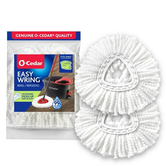 O-Cedar EasyWring™ Spin Microfiber Mop Head Replacement, 2 Pack