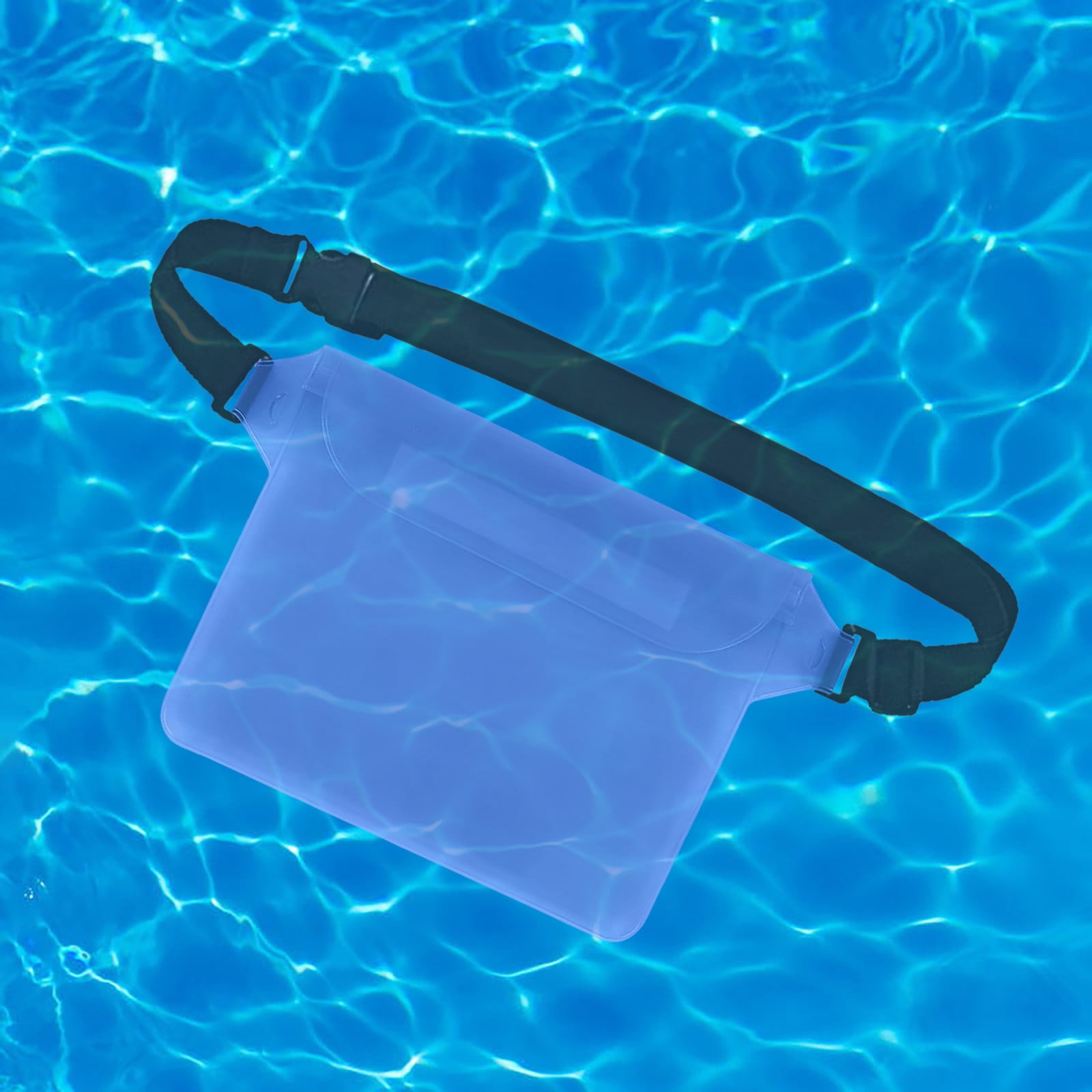 Cheap! Silicone Waterproof Waist Pack for Rafting, Travel, Water Activities, Adjustable Strap Shoulder Bags for Phone & Essentials