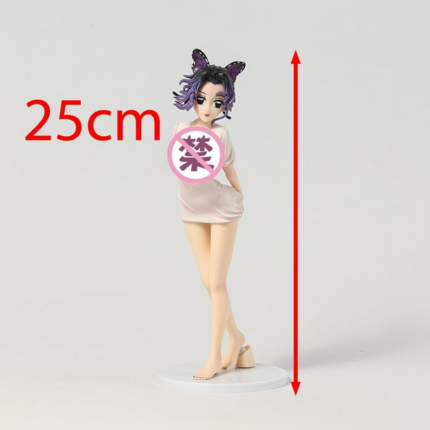Piscina de verano de PVC modelo Demon Slayer Kochou Shinobu Anime colección modelo juguete para regalo25 cm sin caja zhangyuxiang unisex