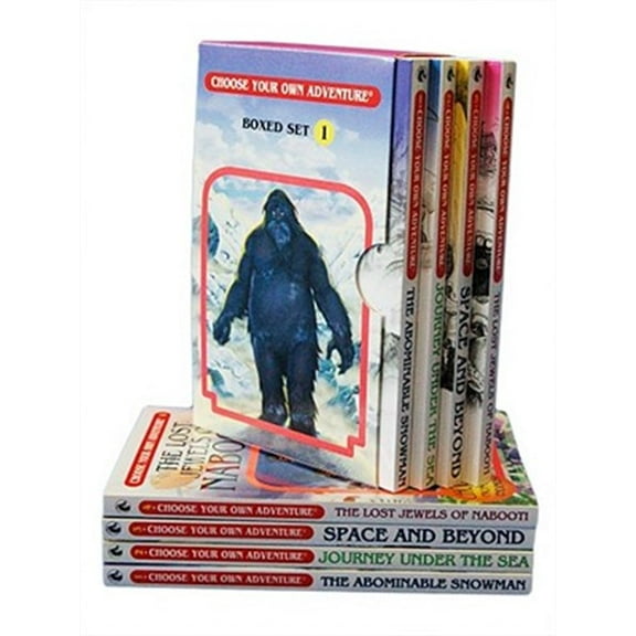 Pre-Owned Choose Your Own Adventure 4-Book Boxed Set #1: Origin Four (the Abominable Snowman, Journey Under the Sea, Space and Beyond, the Lost Jewels of Naboot (Hardcover) 1933390948 9781933390949