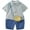 Sky Blue, variant on RTKFRFLM Boys Dinosaur Outfits 2 Piece Set Short Sleeve T Shirt And Shorts Fall Casual Play Toddlers Clothes Clothing Sets,Size 7-8 Years