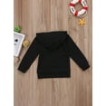 thumbnail image 2 of Sudadera informal de algodón con capucha y manga larga para bebé niño pequeño, con estampado de letras a la moda., 2 of 4