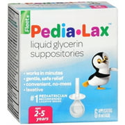 Pedia-Lax - Laxative - Suppository - 6 per Box - 2.8 Gram Strength - Glycerin