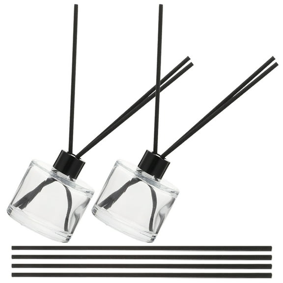 50ml Aromatherapy Bottle Essential Oil Diffuser Ornament Home Decoration Worker Gift Empty Reed Glass