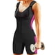 thumbnail image 4 of Mujeres neopreno sudor cuerpo Shaper con cremallera Sauna quemador de grasa Negro M jinwen Traje de sauna para mujer, 4 of 8