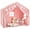 Pink, variant on OLAKIDS Kids Play Tent, Large Size Playhouse with Washable Cotton Mat Star Light Windows Plaid Pennants, 57.5” x 38” x 52.5”, Indoor Outdoor Princess Tents Castle for Toddlers Age 3+ Years Old
