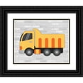 thumbnail image 1 of Robinson, Tamara 32x26 Black Ornate Wood Framed with Double Matting Museum Art Print Titled - Construction III, 1 of 4