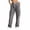 Gray, variant on Corduroy Pants Women Fleece Lined Elastic Waist Drawstring Cargo Pants Warm Outdoor Hiking Pants with Pockets M