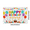 4A, variant on Colorful Happy Birthday Banner with Balloons Cupcakes and Cake Background Party Supplies for Birthday Party Decoration Photography Props Decorations