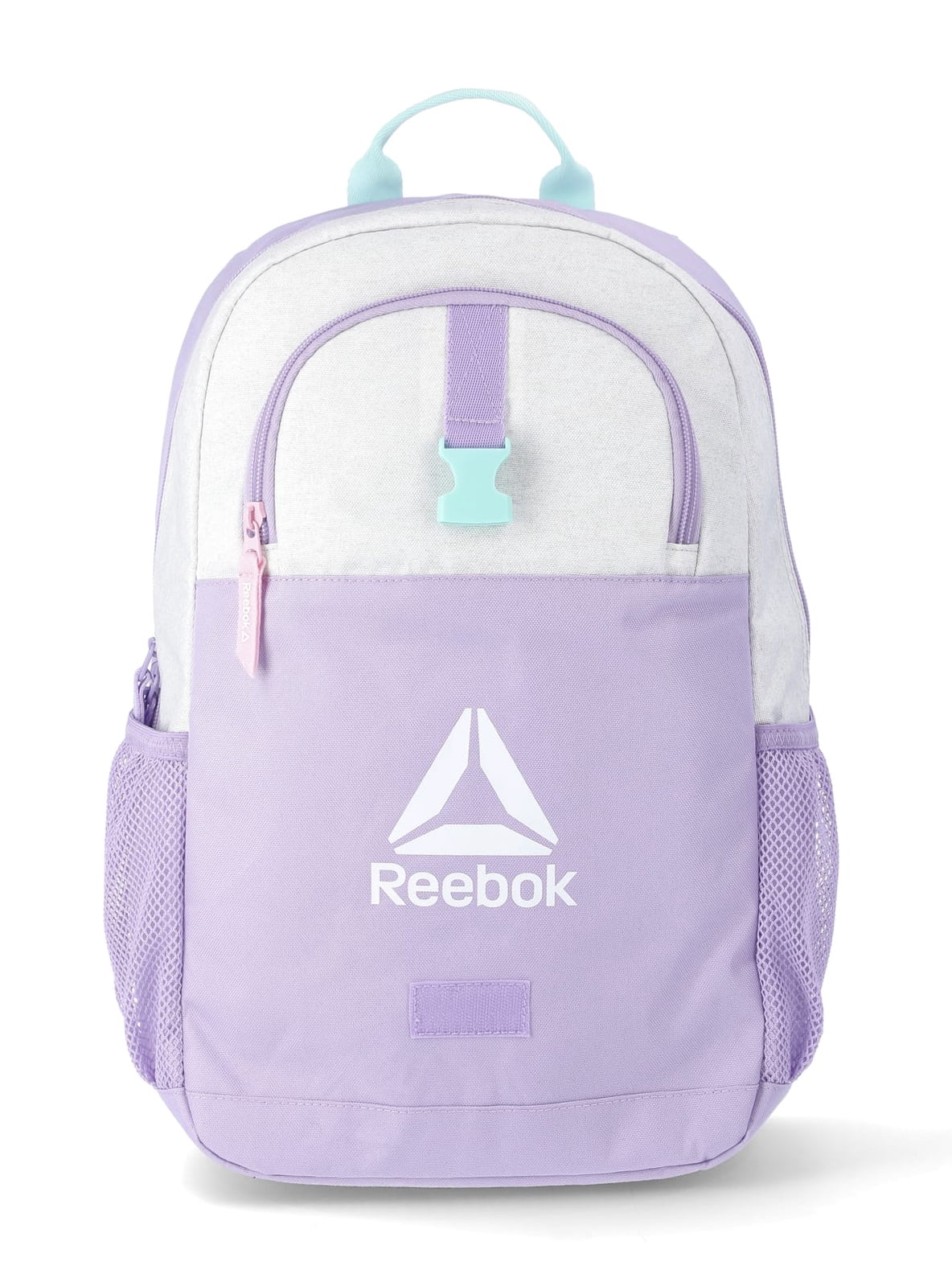 Reebok Girls' Maddox 17" Laptop Backpack and Lunch Box Set, Lavender