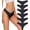 Black-6pack, variant on Women's V-Waisted Seamless Thongs No Show Breathable Comfortable Panties 6 Pack