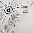 thumbnail image 3 of Birdeem Mode Femme Élégante Imprimé Floral Fleur Chandail Bouton Décontracté Bas, 3 of 7