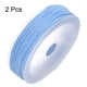 thumbnail image 3 of 2uds Torcido Nylon Cordel Hilo Rebordear Cordón 2mm 13M/43 Pies Extrafuerte Trenzado Nylon Cuerda para Fabricación Pulseras Joyería Fabricación, Azul, 3 of 6
