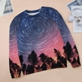 thumbnail image 6 of Sweatshirt For Womens Crewneck Galaxy Star Outer Space Hoodies Teen Girls Cute, 6 of 7