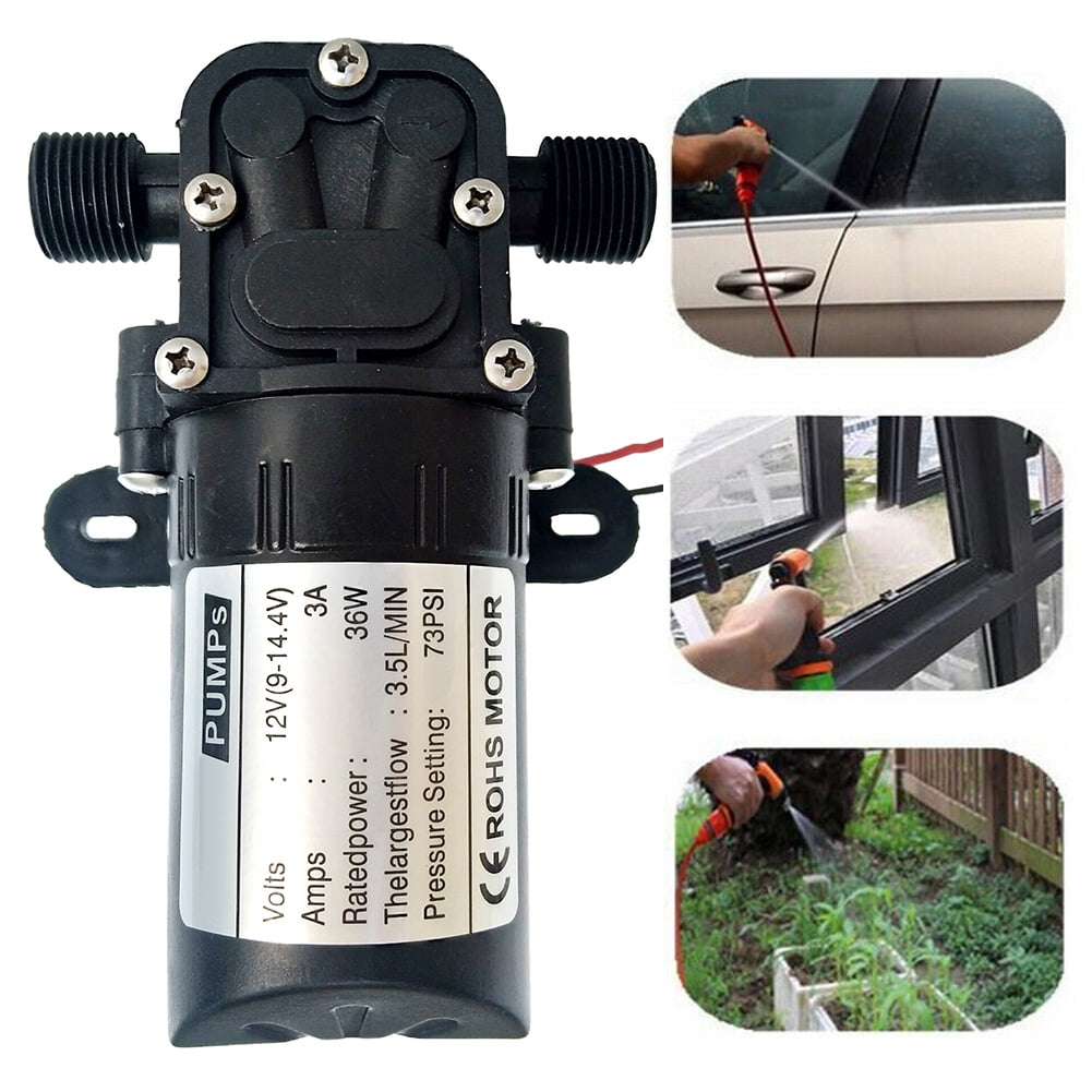 12V 30W Diaphragm Pump Mini Water Pump Pressure Switch for Agriculture Spraying and Fluid Transfer 
