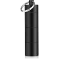 thumbnail image 1 of Pastilleros portátiles, pastilleros de bolsillo de metal, llavero para monedero para viajes, 3 compartimentos, impermeables, para uso diario, para hombres y mujeres Vhermosa WRST-183, 1 of 7